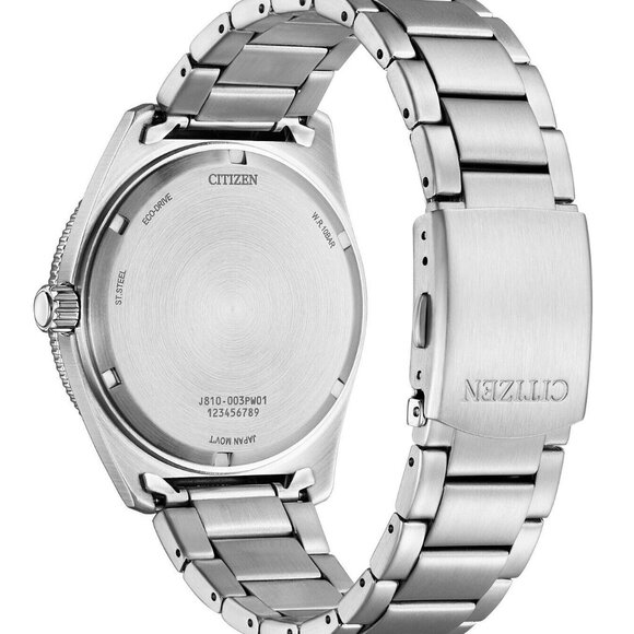 Citizen Men's Eco-Drive Calendar Silver Stainless Steel Watch - Picture 4 of 5